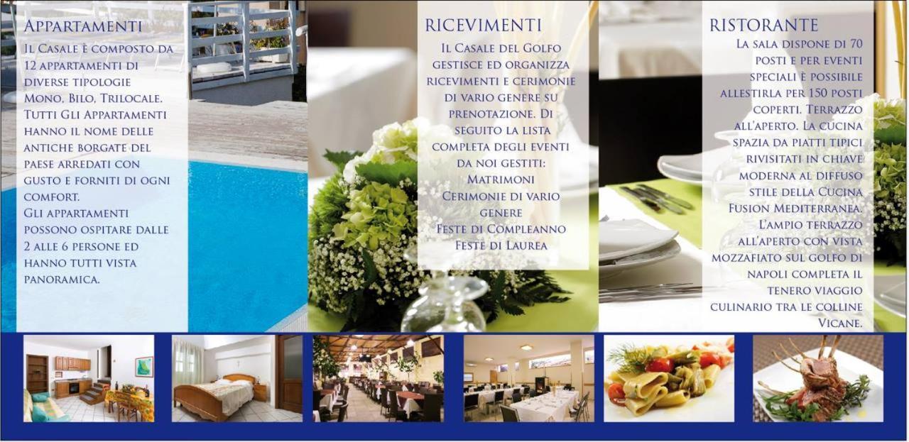 Il Casale Del Golfo Apartment Вико Екуензе Екстериор снимка